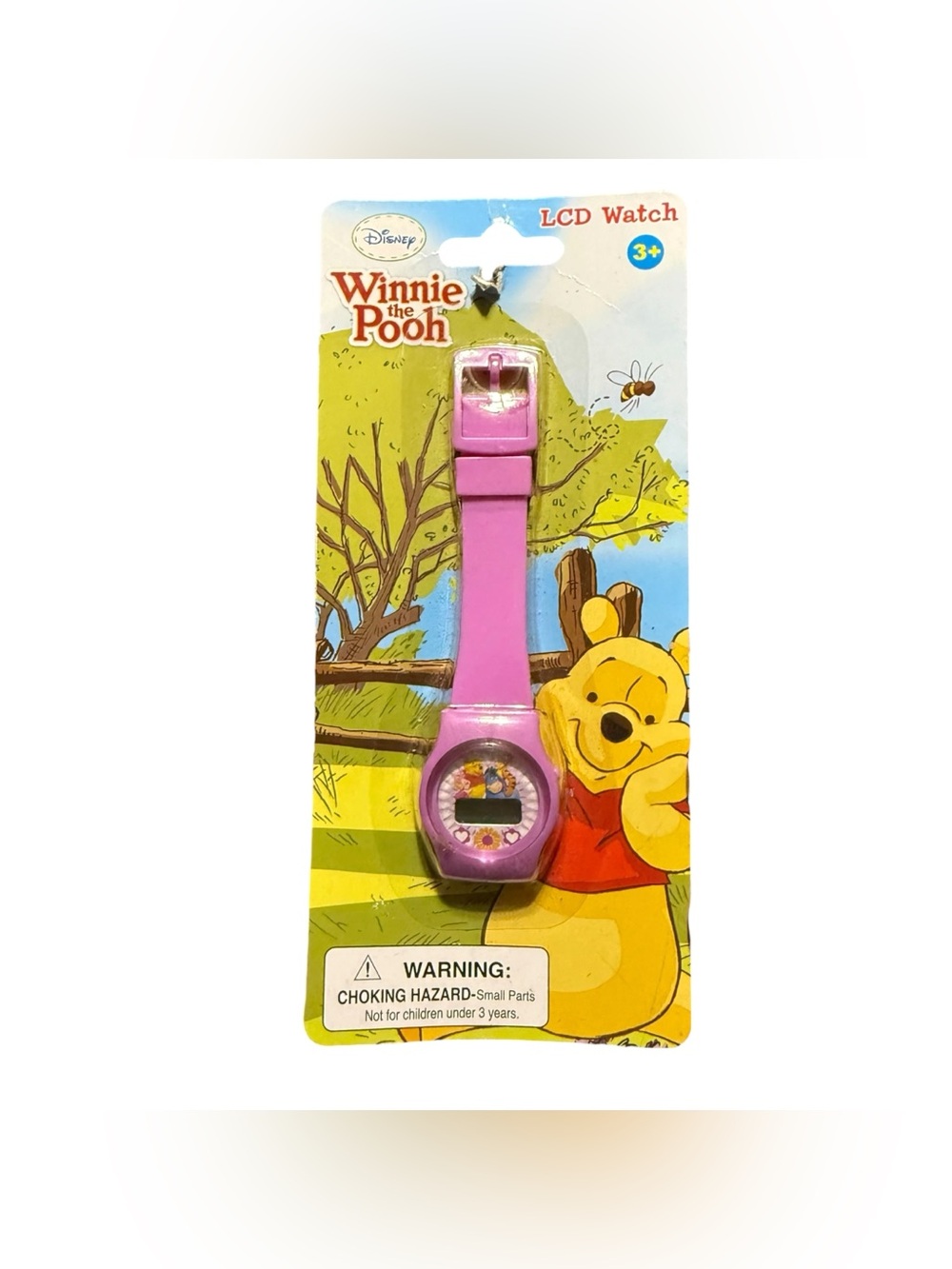 Disney Winnie The Pooh Wrist Watch pink Purple LCD New In Package